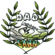 Dad Vs. Lawn Logo